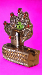 Shivling Idol Murti for Daily Pooja Purpose (2cm x 2cm x 1cm) Black