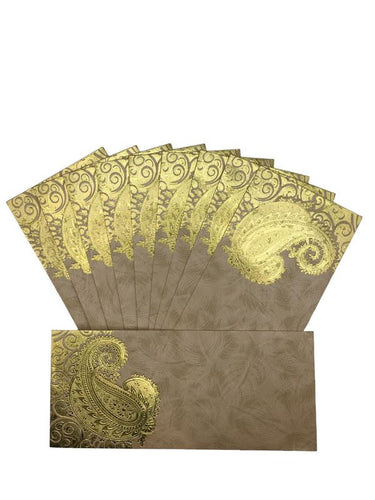 Envelopes Envelope Money holder Diwali Wedding Gift Card Pack of 10 Grey