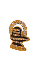 Load image into Gallery viewer, Shivling Idol Murti for Daily Pooja Purpose ( 1.8cm x 1.8cm x 0.5cm) Gold