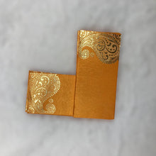 Load image into Gallery viewer, Envelopes Envelope Money holder Diwali Wedding Gift Card Pack of 10 Orange