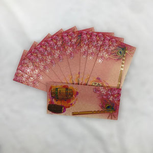 Envelopes Envelope Money holder Diwali Wedding Gift Card Pack of 10 Light Pink