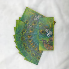 Load image into Gallery viewer, Envelopes Envelope Money holder Diwali Wedding Gift Card Pack of 10 Green