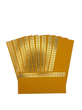 Load image into Gallery viewer, Envelopes Envelope Money holder Diwali Wedding Gift Card Pack of 10 Yellow