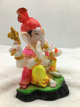 Load image into Gallery viewer, Ganesh Ganesha Ganpati Ganapati Hindu God Hindu God Ganesh fiber idol lightgreen