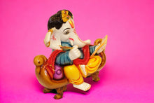 Load image into Gallery viewer, Ganesh Ganesha Ganpati Ganapati Hindu God Hindu God Ganesh fiber idol Mixcolor