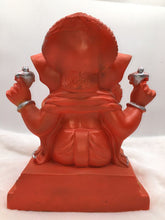 Load image into Gallery viewer, Ganesh Ganesha Ganpati Ganapati Hindu God Hindu God Ganesh fiber idol red