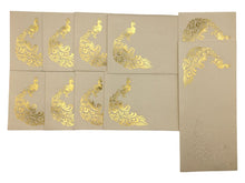 Load image into Gallery viewer, Envelopes Envelope Money holder Diwali Wedding Gift Card Pack of 10 White