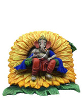 Load image into Gallery viewer, Ganesh Ganesha Ganpati Ganapati Hindu God Hindu God Ganesh fiber idol White