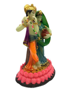 Radha Krishna,Radha Kanha Statue,for Home,office,temple,diwali Pooja Multi color