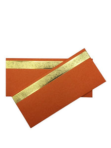 Envelopes Envelope Money holder Diwali Wedding Gift Card Pack of 10 Orange