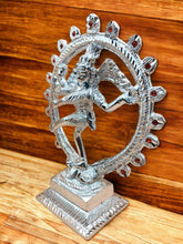 Load image into Gallery viewer, Lord Shiva Dancing Natraj Statue Decorative showpieceSilver