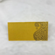 Load image into Gallery viewer, Envelopes Envelope Money holder Diwali Wedding Gift Card Pack of 10 Yellow