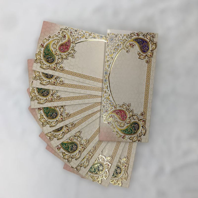 Envelopes Envelope Money holder Diwali Wedding Gift Card Pack of 10 Cream