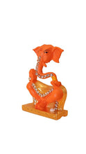 Load image into Gallery viewer, Ganesh Bhagwan Ganesha Statue Ganpati for Home Decor Orange