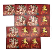 Load image into Gallery viewer, Envelopes Envelope Money holder Diwali Wedding Gift Card Pack of 10 Red