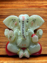 Load image into Gallery viewer, Ganesh Ganesha Ganpati Ganapati Hindu God Hindu God Ganesh fiber idol White