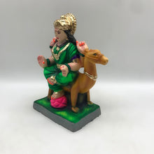 Load image into Gallery viewer, Ambe maa,Ambaji, Durga ma, Bengali Durga ma statue,idol,murti,mud idol Green