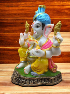 Ganesh Ganesha Ganpati Ganapati Hindu God Hindu God Ganesh fiber idol Mixcolor