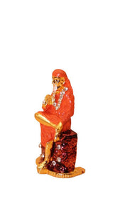 Sai Baba Statue Divine for Your Home/car Decor Gold