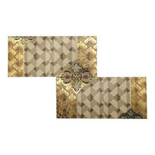 Load image into Gallery viewer, Envelopes Envelope Money holder Diwali Wedding Gift Card Pack of 10 grey &amp; gold