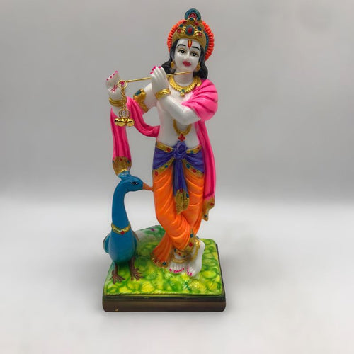 Lord Krishna Kanha Balgopal Shyam Madhava Murari Mohan Statue decoreMulti Color