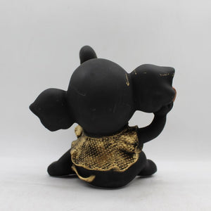 Ganesh Ganesha Ganpati Ganapati Hindu God Hindu God Ganesh fiber idolBlack