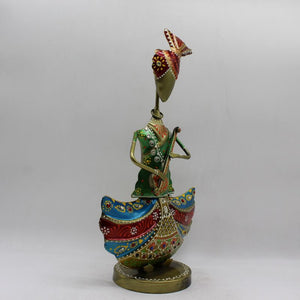 Rajasthani boy,Girl,Rajasthani man,Women,Musician man,Women statue Multi color