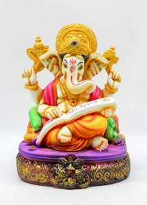 Indian Fiber Lord Ganesha Statue for Home & office decor, temple, diwali Pooja