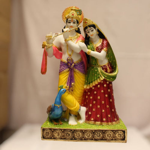 Radha Krishna,Radha Kanha Statue,for Home,office,temple,diwali Pooja Multi color