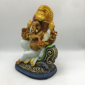 Ganesh Ganesha Ganpati Ganapati Hindu God Hindu God Ganesh fiber idol 1