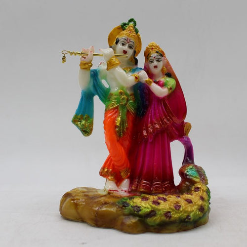 Radha Krishna,Radha Kanha Statue,for Home,office,temple,diwali Pooja multi color