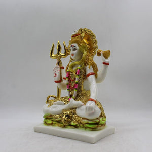 God Shiva,siva,Shankar,Mahadev,Sambhu, Bholenath statue Hindu God idol White