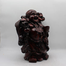 Load image into Gallery viewer, Lucky Laughing Buddha,statue,Happy sitting,showpeace,luckey man,Happy man Maroon