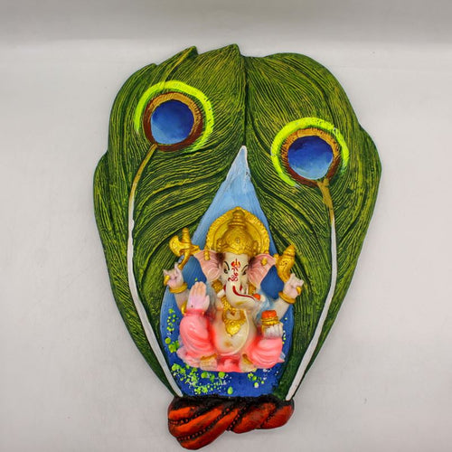 Ganesh Frame Ganesha Frame Ganpati Wall Frame Hanging Home Decore Multi color