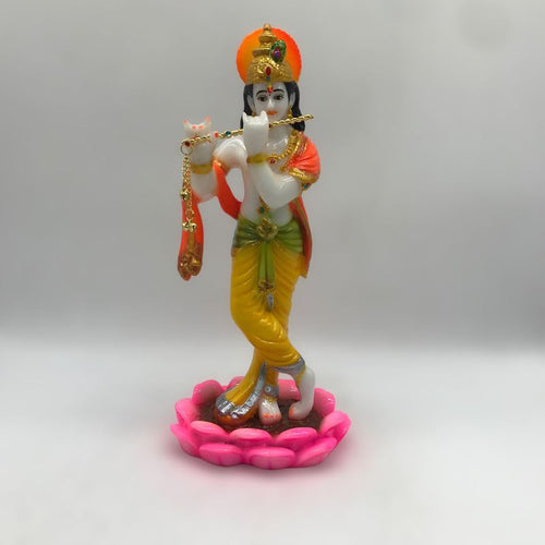 Lord Krishna Kanha Balgopal Shyam Madhava Murari Mohan Statue decoreMulti Color