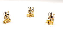 Load image into Gallery viewer, LORD SHANKAR GOLD COLOR SHANKAR CAR DASH BOARD SMALL STATUE HINDU METAL