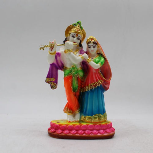 Radha Krishna,Radha Kanha Statue,for Home,office,temple,diwali Pooja multi color