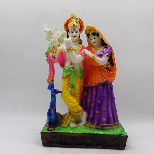 Radha Krishna,Radha Kanha Statue,for Home,office,temple,diwali Pooja Multi color