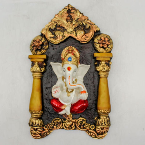 Ganesh Frame Ganesha Frame Ganpati Wall Frame Hanging Home Decore Multi color