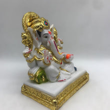 Load image into Gallery viewer, Ganesh Ganesha Ganpati Ganapati Hindu God Hindu God Ganesh fiber idol 1