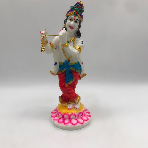 Lord Krishna Kanha Balgopal Shyam Madhava Murari Mohan Statue decoreMulti Color