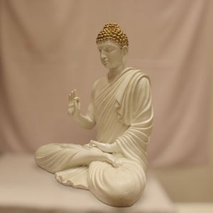 Buddha Sitting Medium,showpiece Decorative,Buddha Statue God GiftWhite