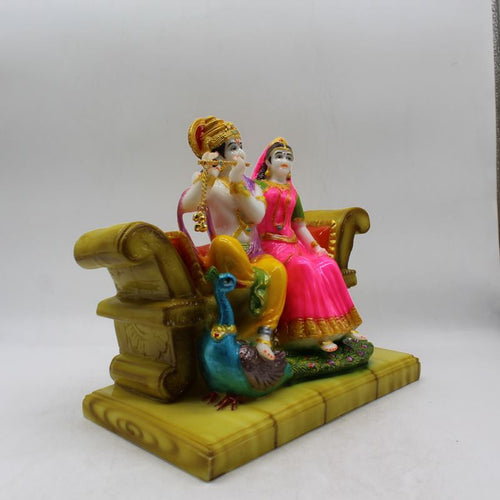 Radha Krishna,Radha Kanha Statue,for Home,office,temple,diwali Pooja multi color