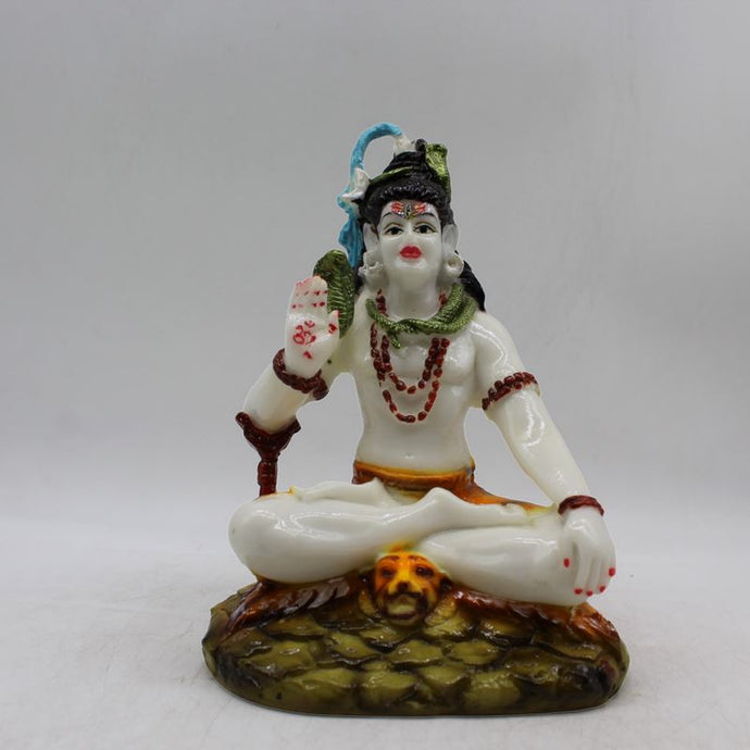 God Shiva,siva,Shankar,Mahadev,Sambhu, Bholenath statue Hindu God idol White