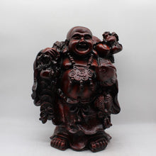 Load image into Gallery viewer, Lucky Laughing Buddha,statue,Happy sitting,showpeace,luckey man,Happy man Maroon