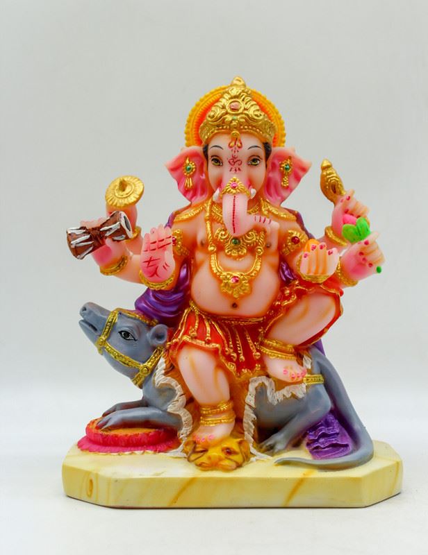 Indian Fiber Lord Ganesha Statue for Home & office decor, temple, diwali Pooja