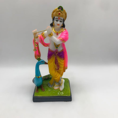 Lord Krishna Kanha Balgopal Shyam Madhava Murari Mohan Statue decoreMulti Color