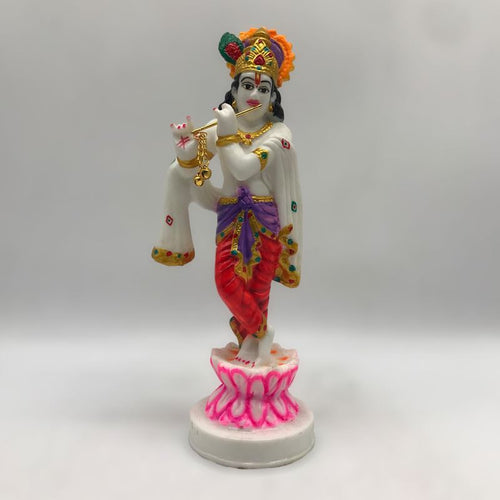 Lord Krishna Kanha Balgopal Shyam Madhava Murari Mohan Statue decoreMulti Color