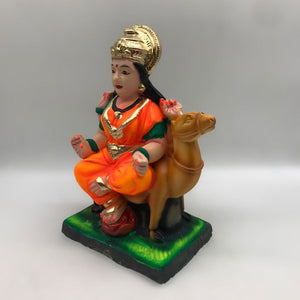 Ambe maa,Ambaji, Durga ma, Bengali Durga ma statue,idol,murti Orange