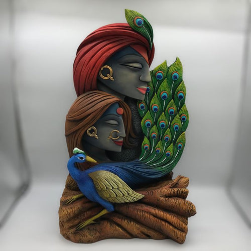 Radha Krishna,Radha Kanha Statue,for Home,office,temple,diwali Pooja Multi color